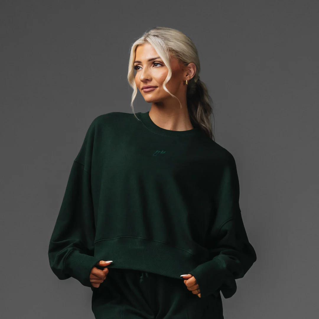 Classic Cropped Crew Sweatshirt