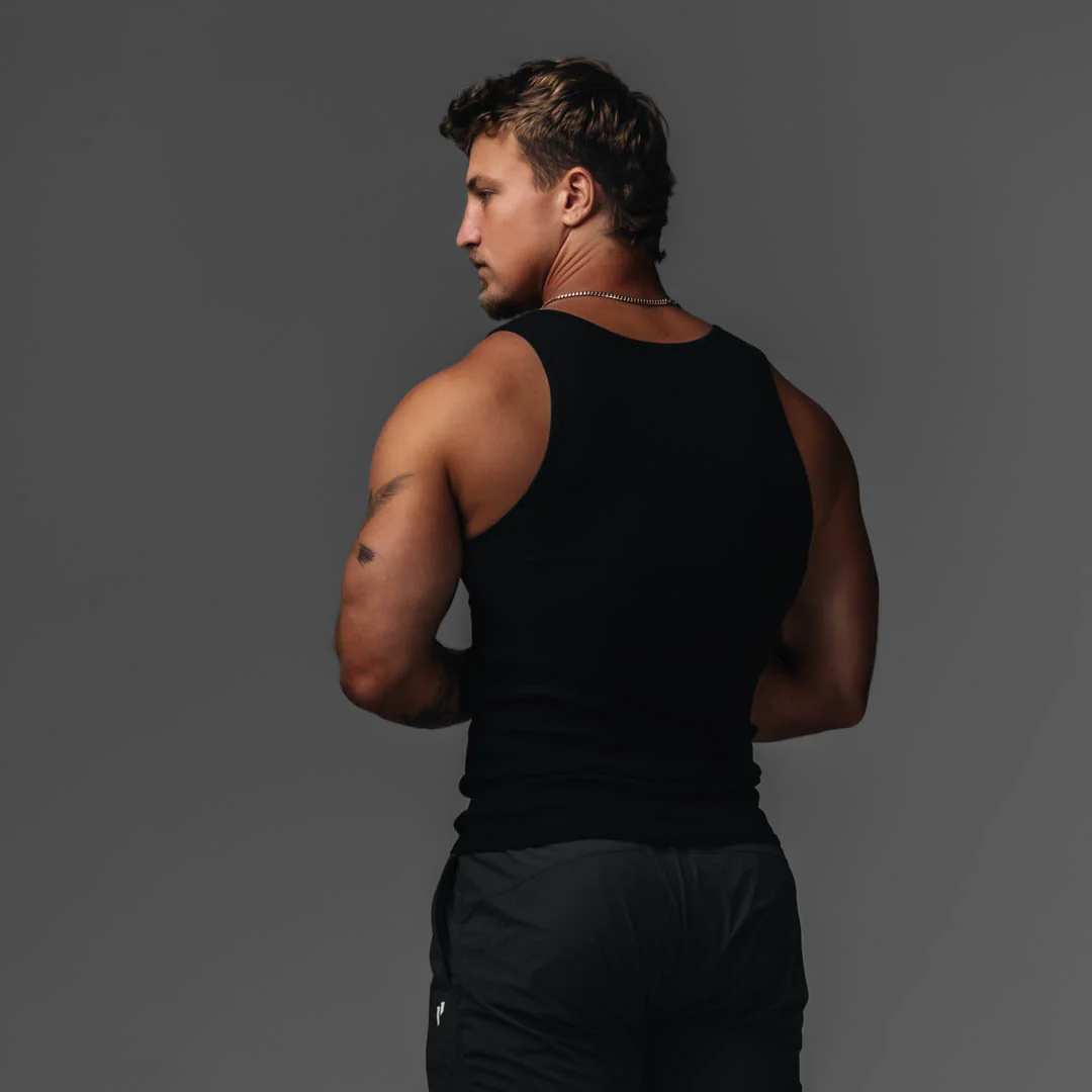 Crest Ribbed Tank - 3pk
