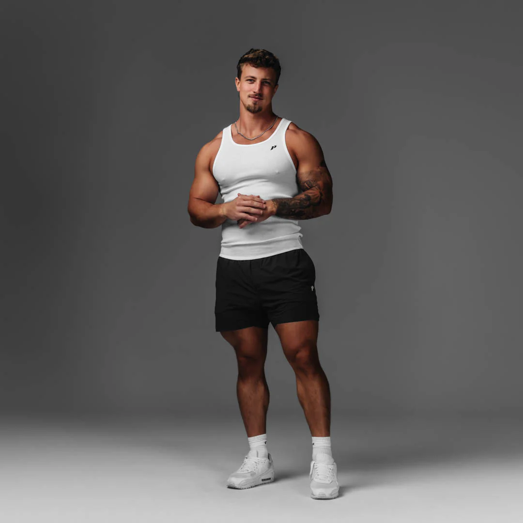 Crest Ribbed Tank - 3pk