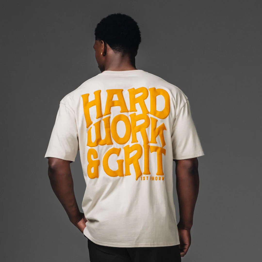 Hard Work & Grit Oversized Tee
